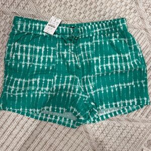 J. Crew Teal Tie-Dye Women's Shorts